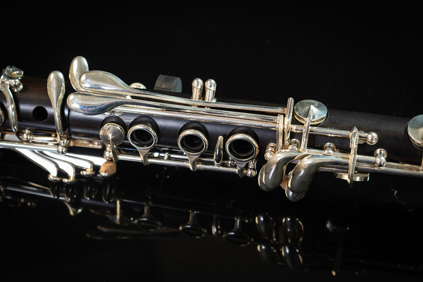 RC Rosewood (Dalbergia olivero) Clarinet outfit, custom made